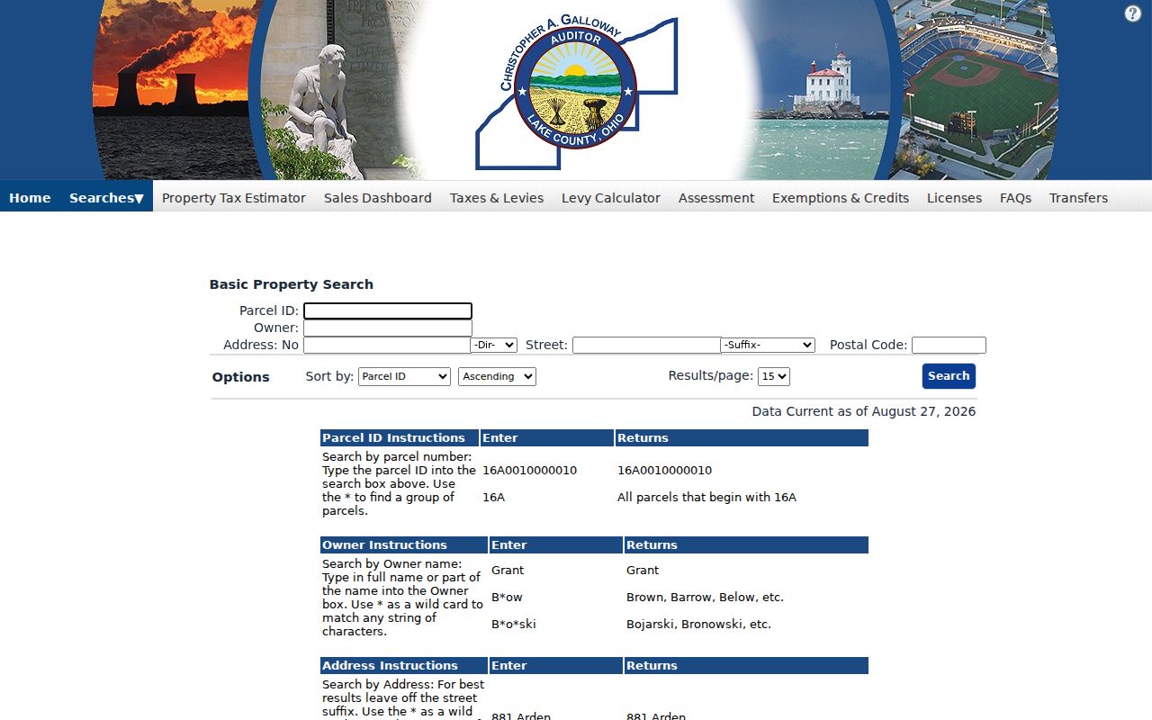 Painesville residents directory Lake County property and owner search