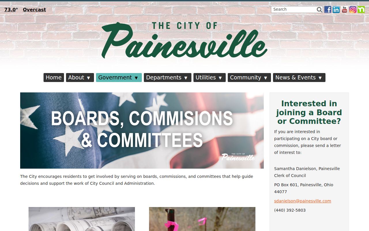 Painesville neighbors public boards and committees