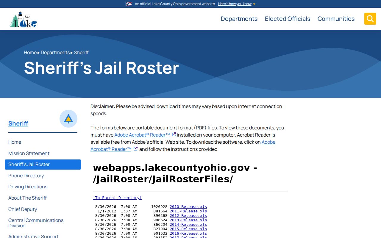 Painesville resident lookup Lake County jail roster