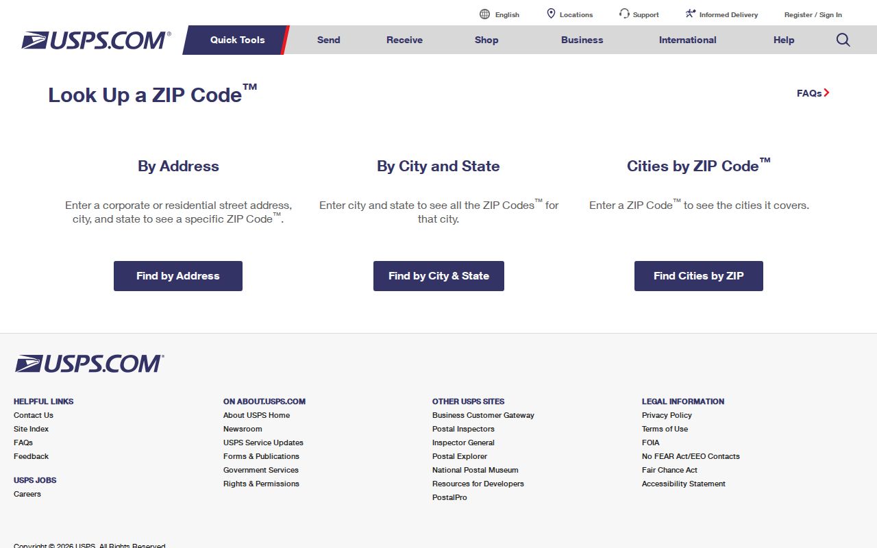 Painesville ZIP code directory USPS lookup